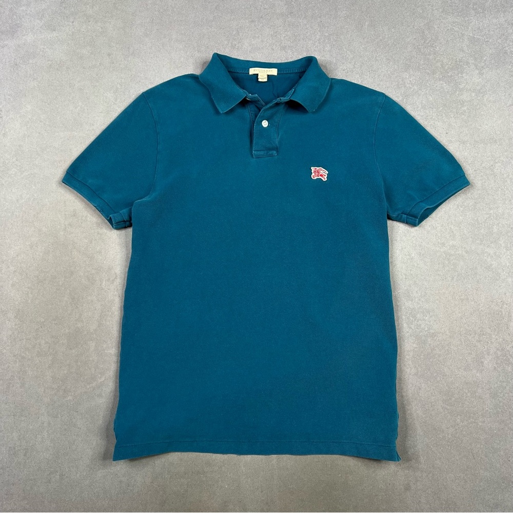 Burberry Deep Teal Polo Shirt
